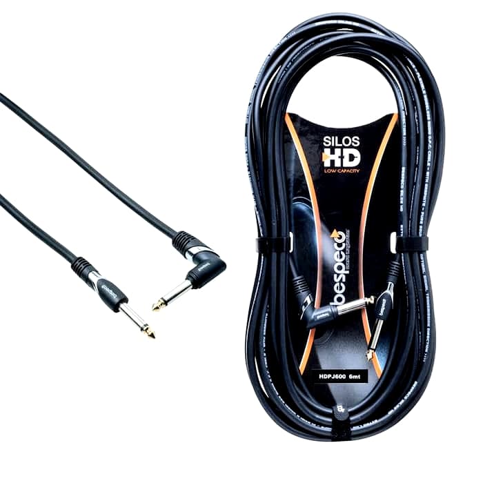 Baspeco HDPJ600 CABLE / KABEL INSTRUMEN Jack Mono L 6,3mm 6meter