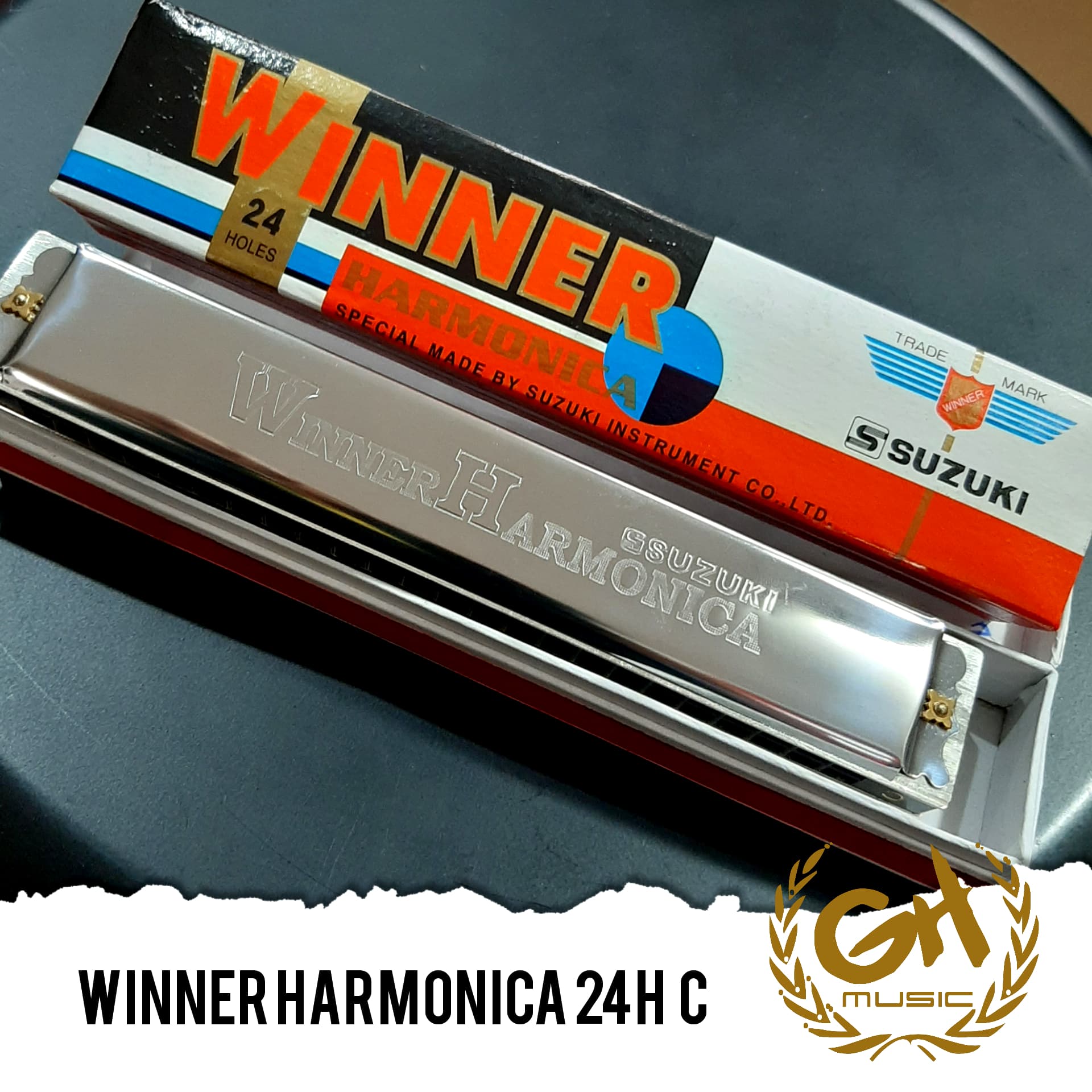 WINNER HARMONICA 24 HOLES C ORIGINAL BY SUZUKI INSTRUMENT