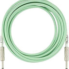 Kabel Jack Fender Original Series Instrument 15ft Seafoam Green