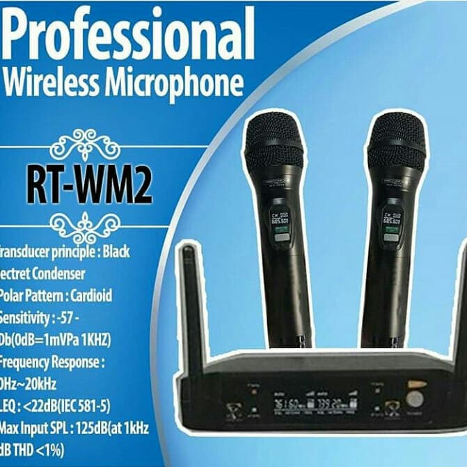 RECORDING TECH RT-WM2 Professional Wireless Microphone