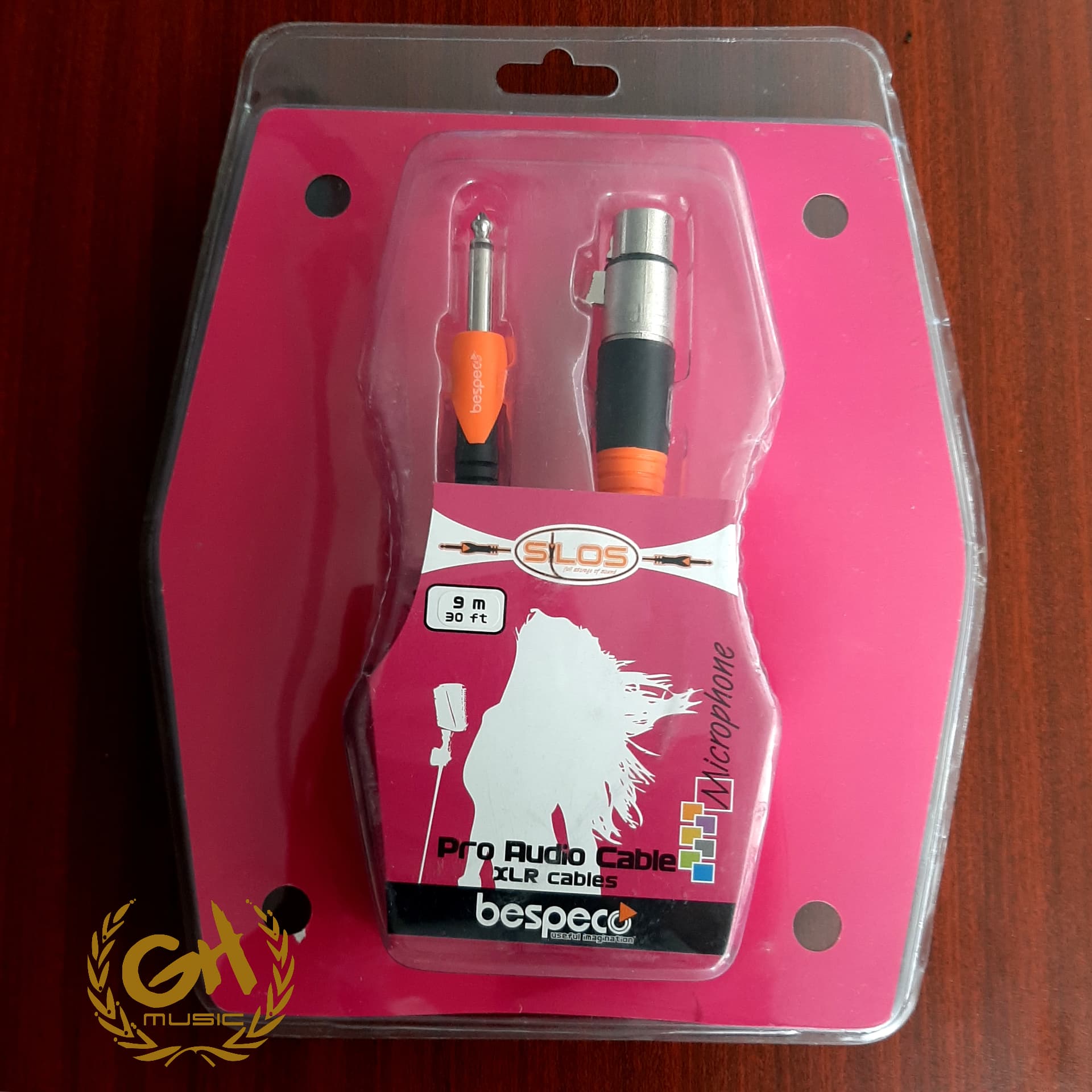 BESPECO SLJF900, 9 METER PRO AUDIO CABLE XLR TO TS