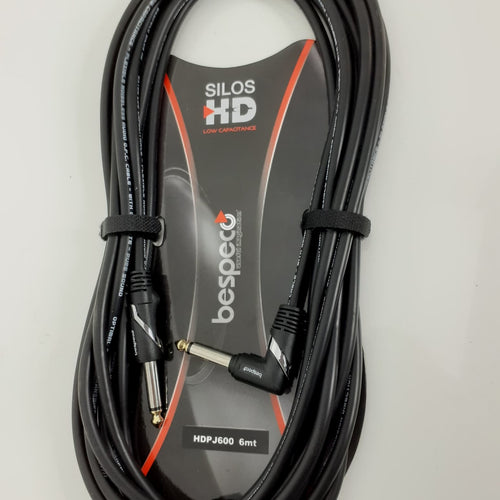 Baspeco HDPJ600 CABLE / KABEL INSTRUMEN Jack Mono L 6,3mm 6meter