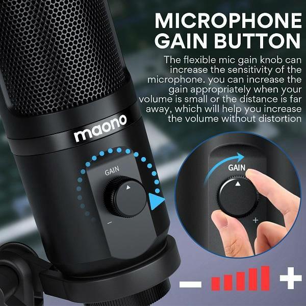MAONO AU-PM461TR USB MICROPHONE PLUS