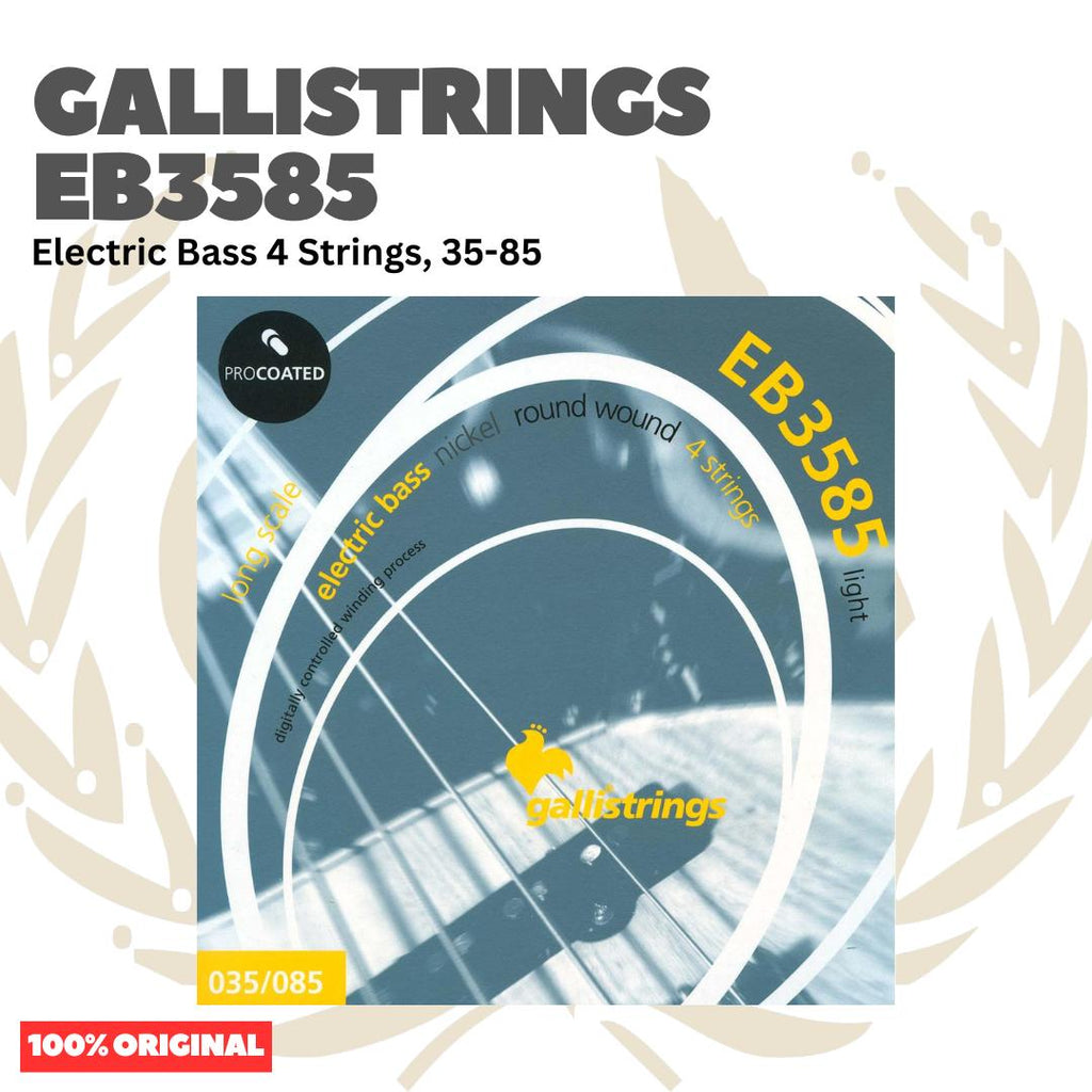 GALLISTRINGS EB3585 Electric Bass 4-Strings 35-85 - Senar Bass Listrik Elektrik Galli Strings Original Asli