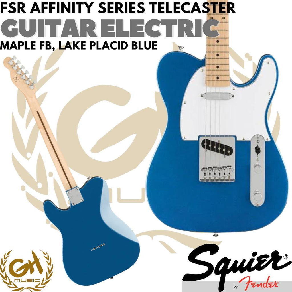 Squier FSR Affinity Series Telecaster Electric Guitar, Maple FB - Gitar Listrik