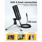 PAKET PODCAST MAONO AM200 PLUS HEADPHONE DAN MIC