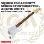 SQUIER FSR Affinity Series Stratocaster w/Pearloid Pickguard Electric Guitar - Gitar Listrik Elektrik Original Asli