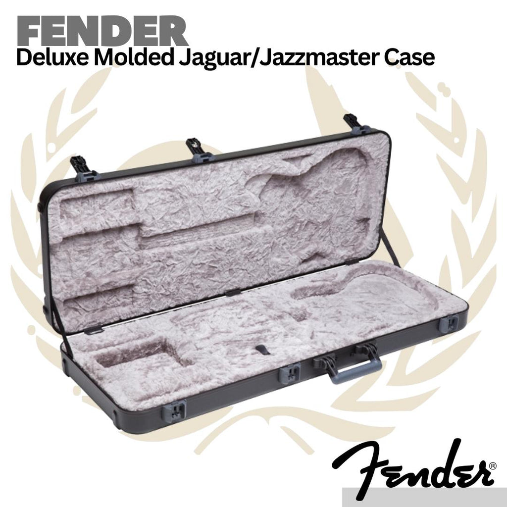 Fender Deluxe Molded Jazzmaster/Jaguar Guitar Case - Hardcase Koper
