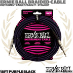 ERNIE BALL Braided Straight to Straight Instrument Kabel Jack