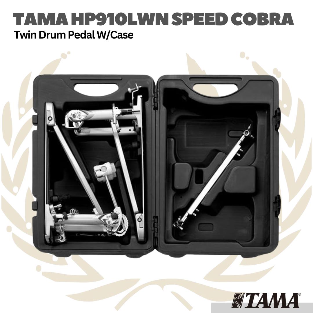 TAMA HP910LWN Speed Cobra Twin Pedal w/Case