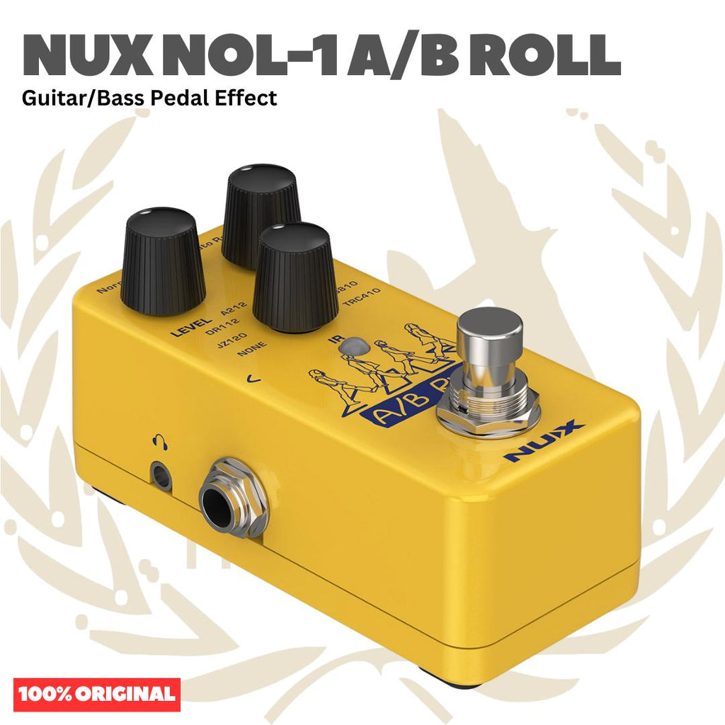 NUX NOL-1 A/B Roll Octave & Loop Guitar Bass Pedal Effect - Efek Pedal Gitar Bass Original Asli