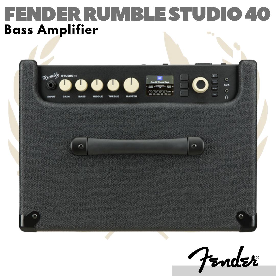 FENDER RUMBLE STUDIO 40 Bass Amplifier | Ampli Speaker Bass Rumble40
