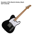 SCORPION JT23 Black Jaguar Series Electric Guitar - Gitar Listrik Tele