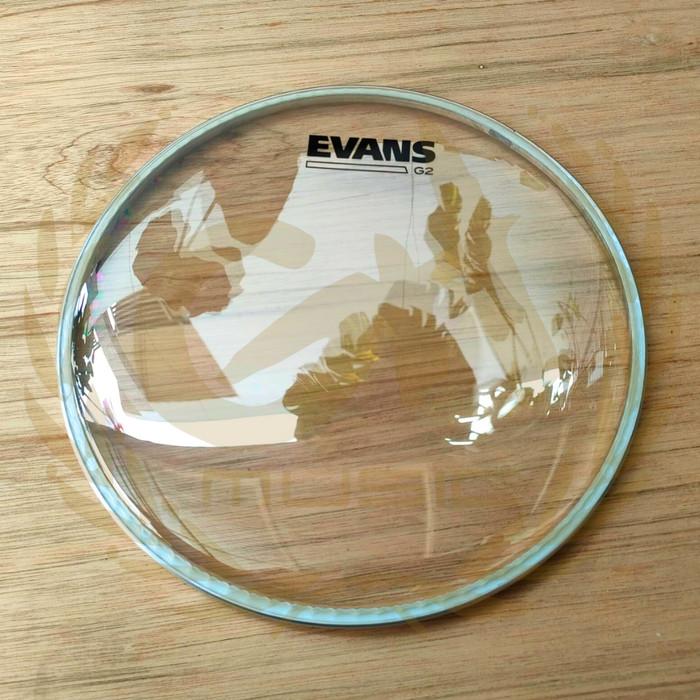 EVANS GENERA G2 Clear Drumhead Tom Batter | 8 10 12 13 14 15 16 Inch