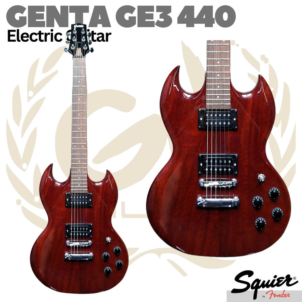 GENTA GE3 440 Electric Guitar | Gitar Elektrik Listrik SG Model