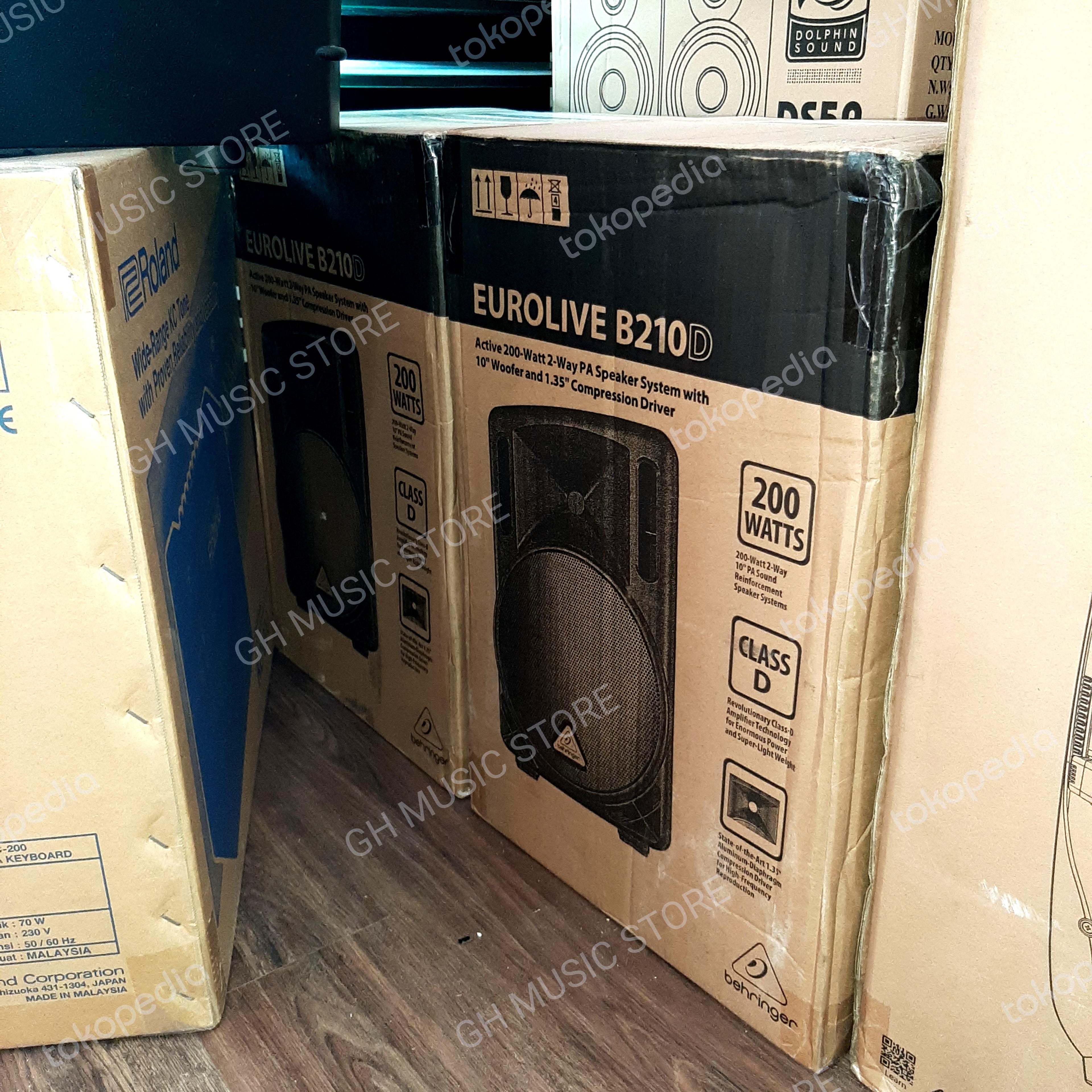 BEHRINGER EUROLIVE B210D Active 2 Way 10" PA Speaker System | Aktif