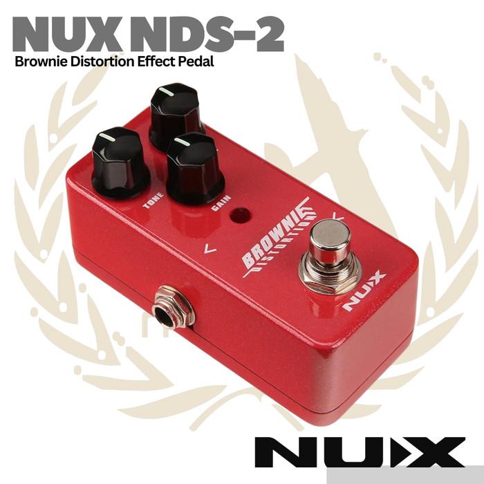 NUX Brownie NDS2 Overdrive Guitar Effect Pedal - Efek Gitar NDS-2