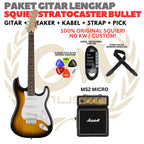PAKET GITAR SQUIER STRATOCASTER BULLET Electric Gitar | GUITAR PACK