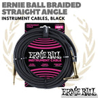 ERNIE BALL BRAIDED Straight Angle Instrument Cable | Kabel Jack Gitar