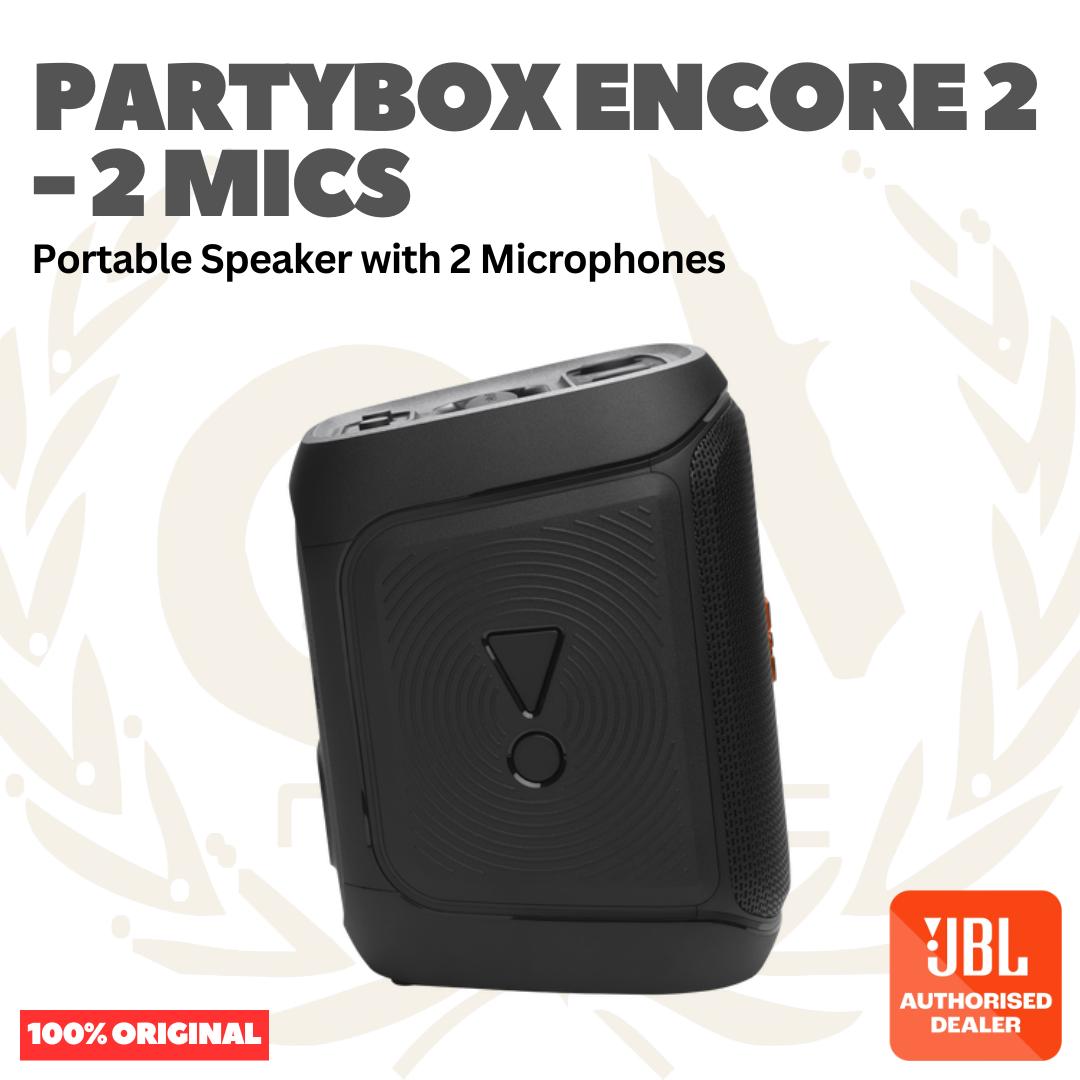 JBL PartyBox Encore 2 Portable Speaker with 2 Microphones - Speaker Portabel dengan 2 Mic