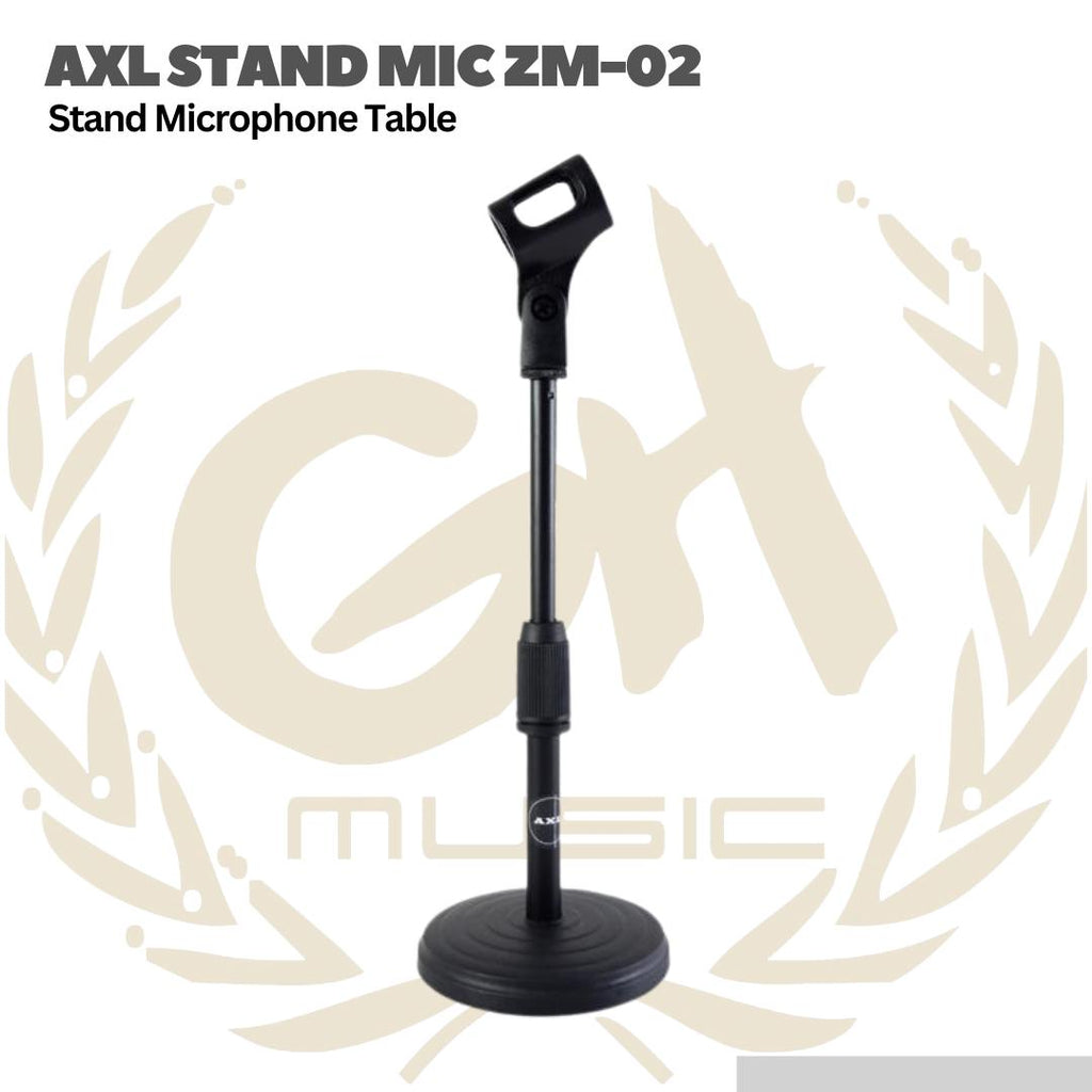 AXL Stand Microphone Table Holder ZM-02 - Stand Mic Meja