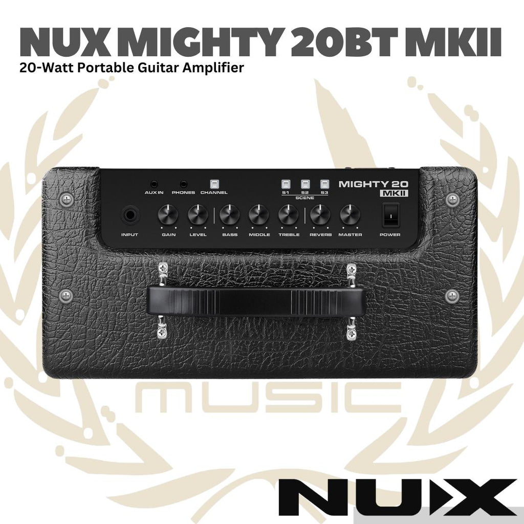 Nux Mighty 20BT MKI & MKII 20W Modeling Guitar Amplifier - Ampli Gitar