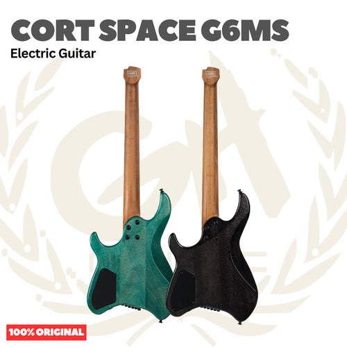 Cort Space G6MS Headless Multiscales Electric Guitar w/Bag - Gitar Listrik Elektrik