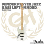 Fender Player Jazz Bass Left-Handed Guitar, Maple FB - Bass Elektrik