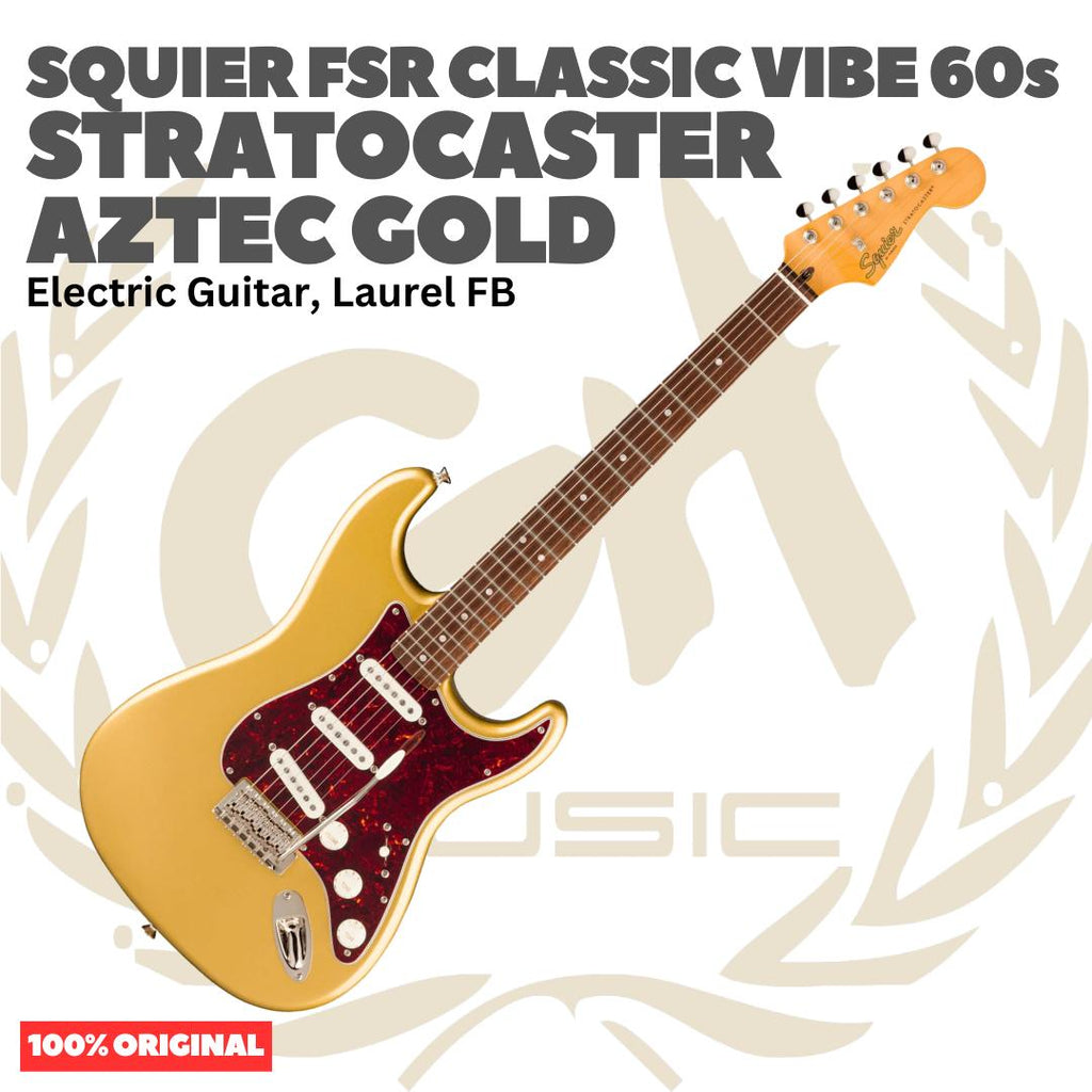 SQUIER FSR Classic Vibe 60s Stratocaster Electric Guitar - Gitar Listrik Elektrik Original Asli