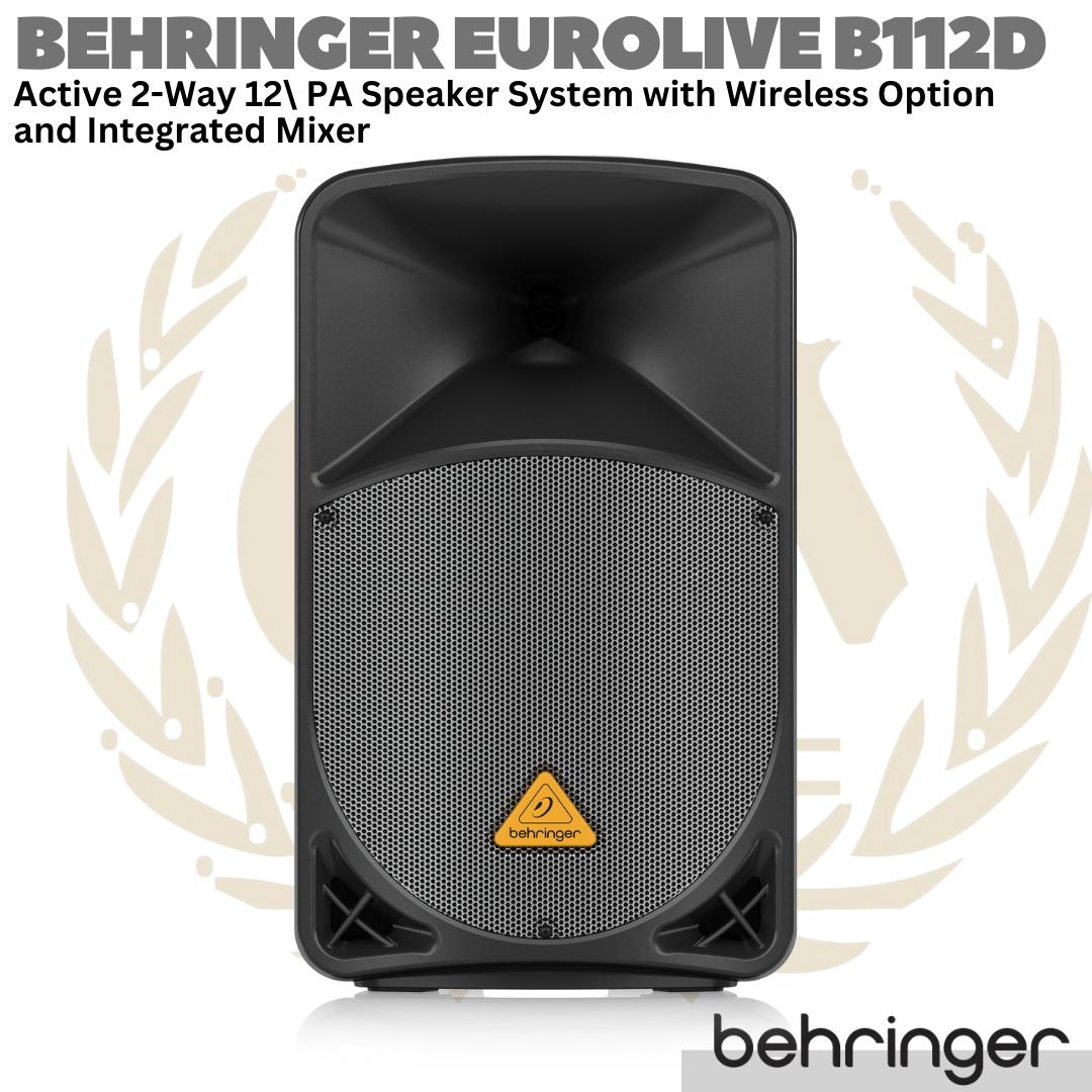 BEHRINGER EUROLIVE B112D Active 2 Way 12" PA Speaker System | Aktif