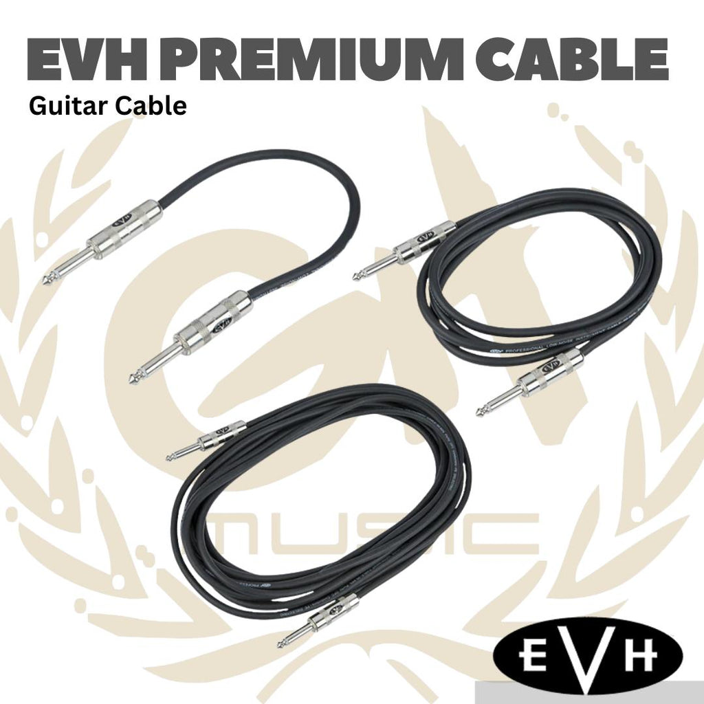 EVH Premium Straight to Straight Instrument Cable - Kabel Jack Gitar