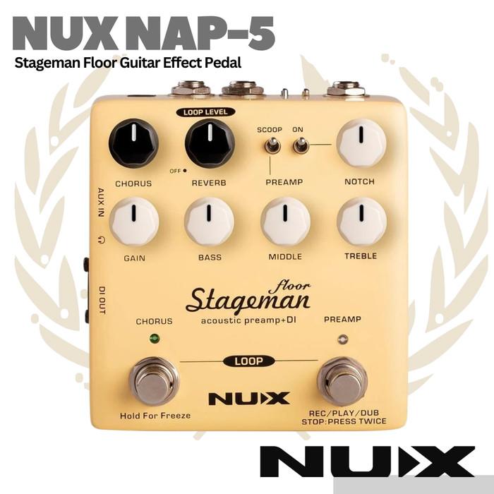 NUX Stageman Floor NAP5 Guitar Effect Pedal - Efek Gitar NAP-5