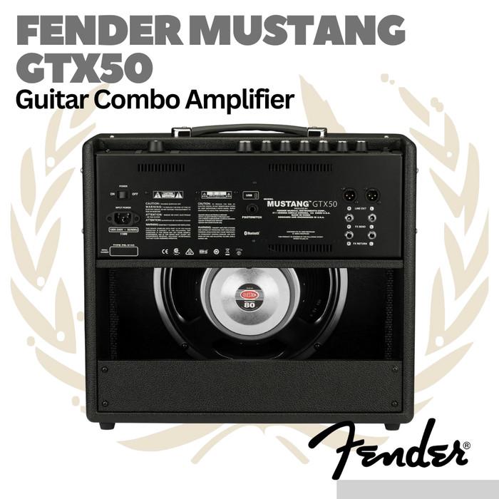 Fender Mustang GTX50 Guitar Combo Amplifier - Ampli Gitar Elektrik