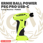 Ernie Ball P09626 Power Peg Pro USB-C Rechargeable String Winder Tuning Machine - Mesin Pemutar Senar 9626 Original Asli