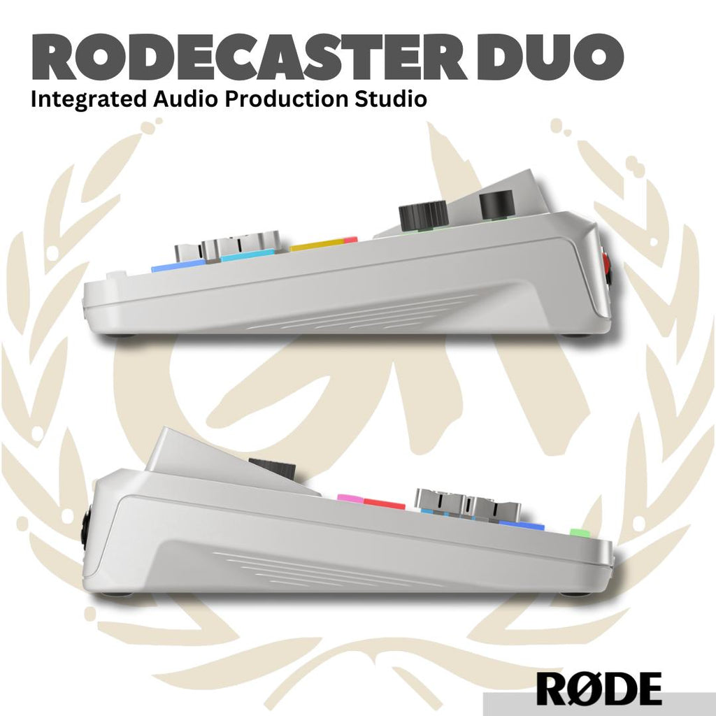 RodeCaster Duo Integrated Audio Production Studio - Soundcard Mixer Livestreaming Rode Caster Duo - Sound Card