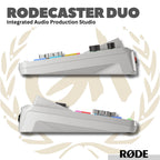 RodeCaster Duo Integrated Audio Production Studio - Soundcard Mixer Livestreaming Rode Caster Duo - Sound Card