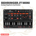 Behringer JT MINI Analog Polyphonic Synthesizer with 3 VCOs, Multi-Mode VCF, Arpeggiator and 16-Step Motion Sequencer