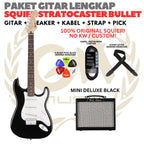 PAKET GITAR SQUIER STRATOCASTER BULLET Electric Gitar | GUITAR PACK