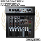 RECORDING TECH RT-POWER400 4 Channel Power Audio Mixer | 400Watt