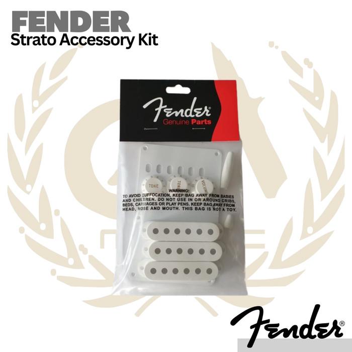 Fender Stratocaster Accessory Kit - Part Gitar Pickguard Pickup Knop