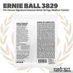 Ernie Ball 3829 Tim Henson Signature Classical Guitar Strings, Medium Tension - Senar Gitar Klasik