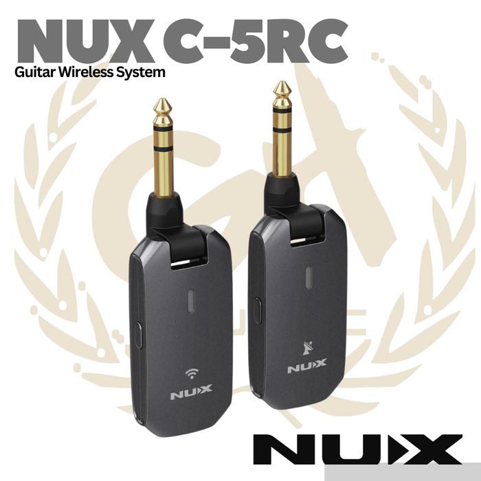 NUX C-5RC 5.8Ghz Guitar Wireless System - C5RC C5-RC Wireless Jack Gitar Asli Original