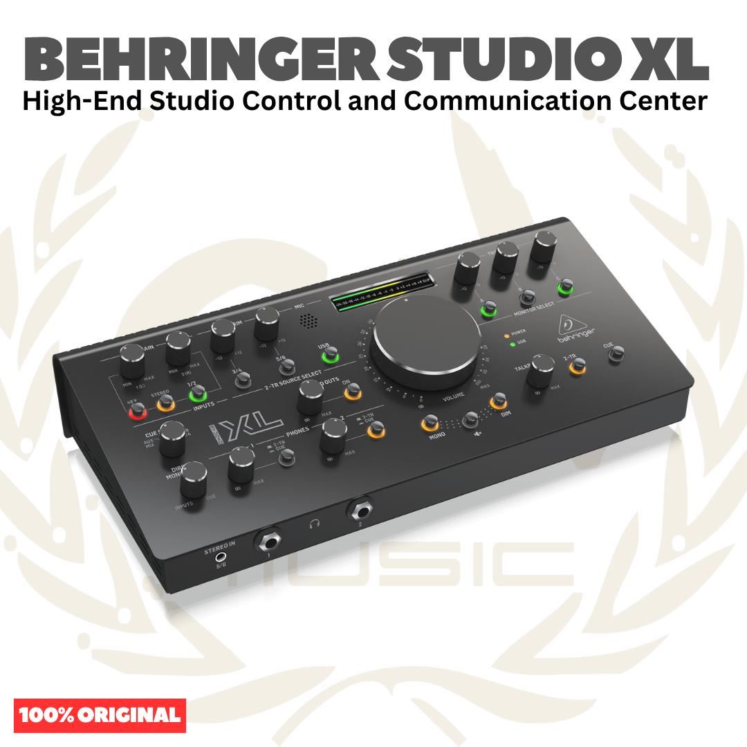 Behringer STUDIO XL High-End Studio Control and Communication Center with Midas Preamps, 192 kHz 2x4 USB Audio Interface and VCA Stereo Tracking