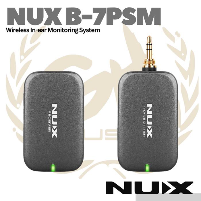 NUX B7PSM 5.8Ghz Wireless In Ear Monitor System - B-7PSM Headset B-7 Original
