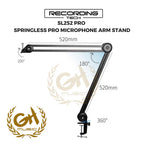 SPRINGLESS PRO MICROPHONE ARM STAND BROADCAST PODCAST RECORDING ZOOM