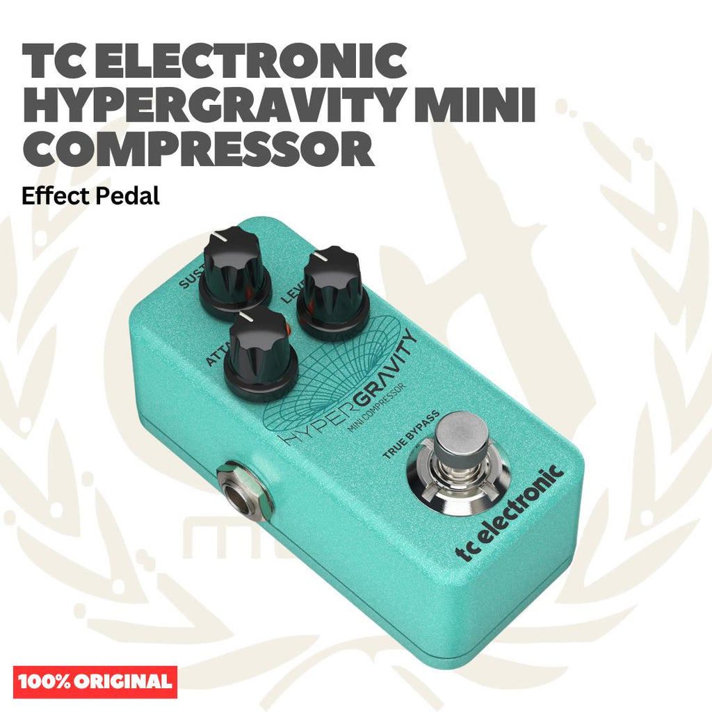 TC Electronic Hypergravity Mini Compressor Guitar Effects Pedal - Pedal Efek Gitar Bass