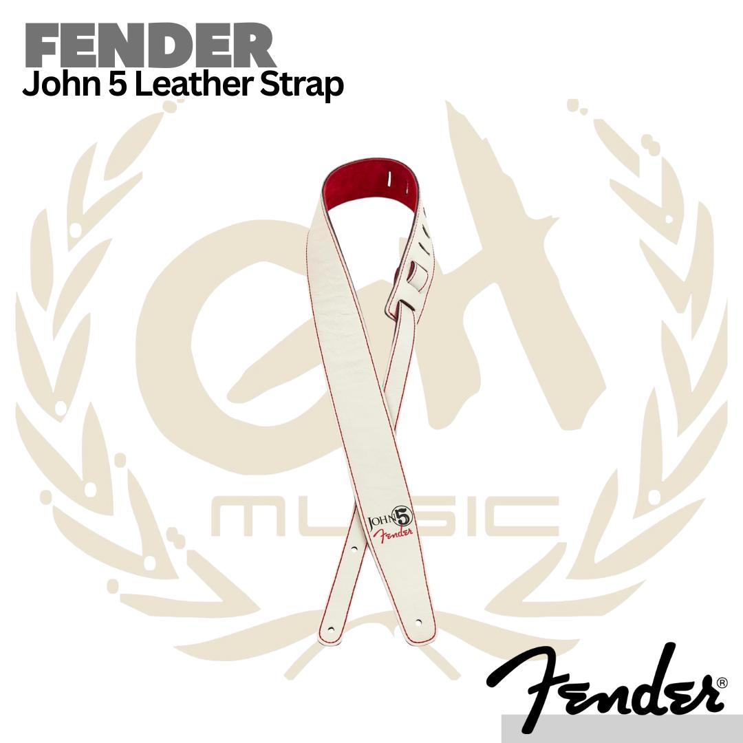 Fender John 5 Leather Guitar Strap - Strep Kulit Gitar Bass
