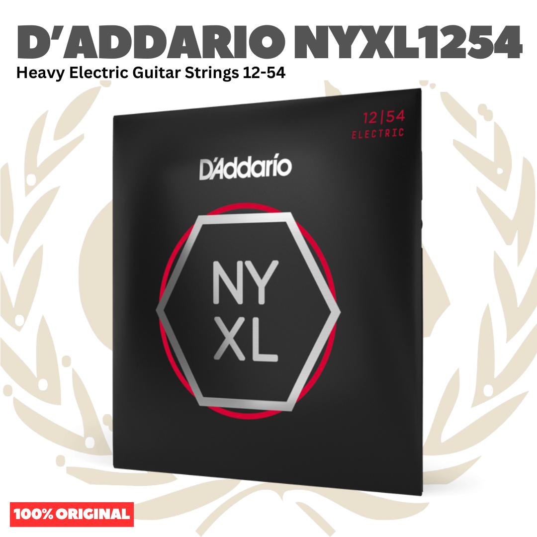D'Addario NYXL1254 Heavy Electric Guitar Strings 12-54 - NYXL 1254 Senar Gitar Listrik Elektrik Original Asli