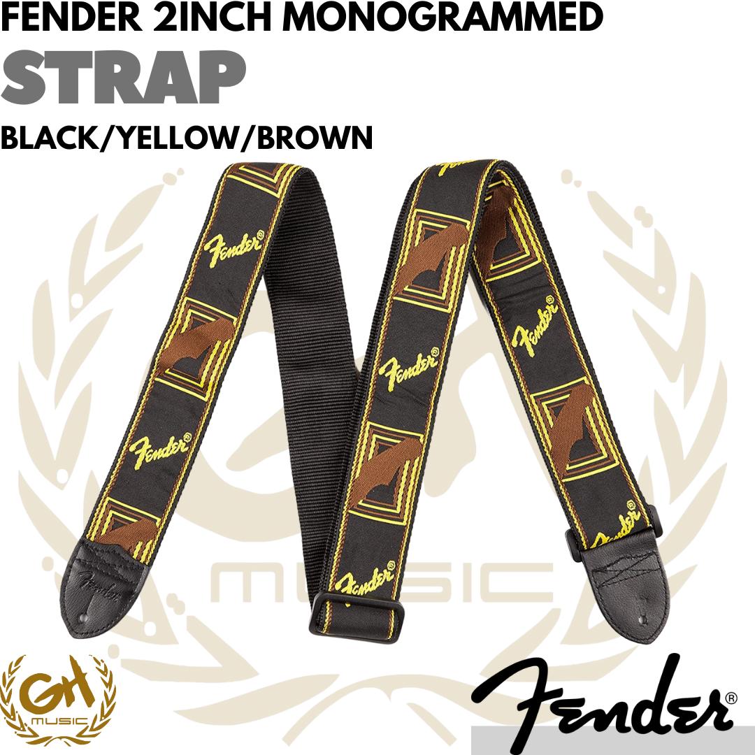 Fender 2inch Monogrammed Guitar Strap | STRAP GITAR FENDER