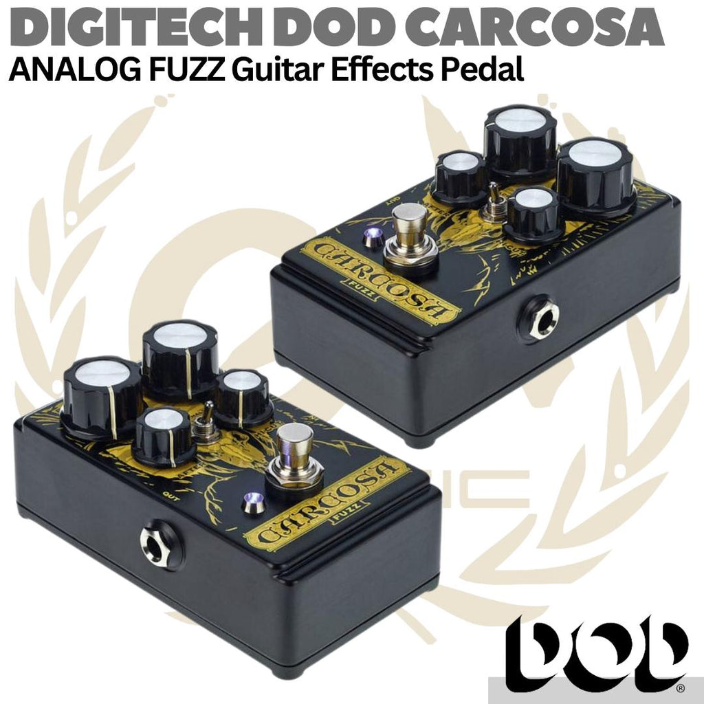 DIGITECH DOD ANALOG FUZZ CARCOSA Guitar Effects Pedal Stompbox | Efek